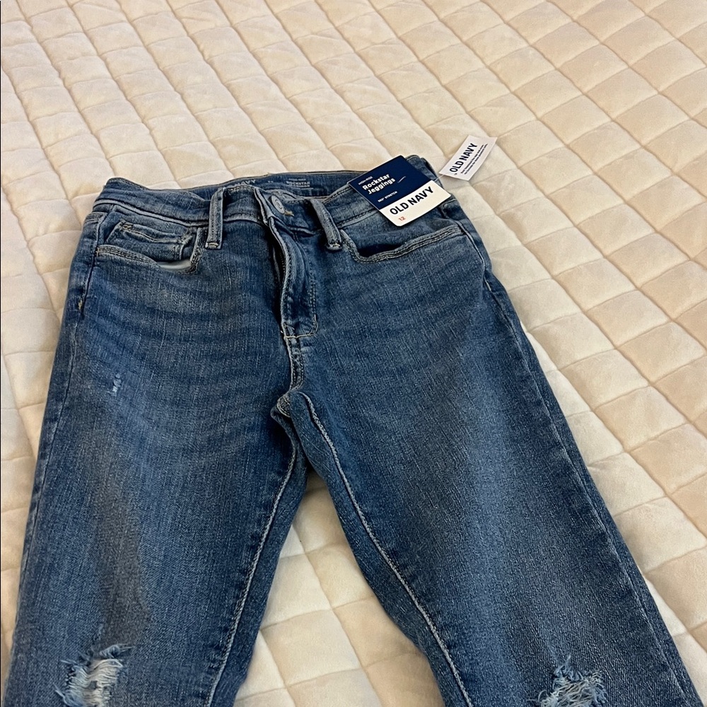 Old Navy Women's Classic Blue Straight Leg Jeans